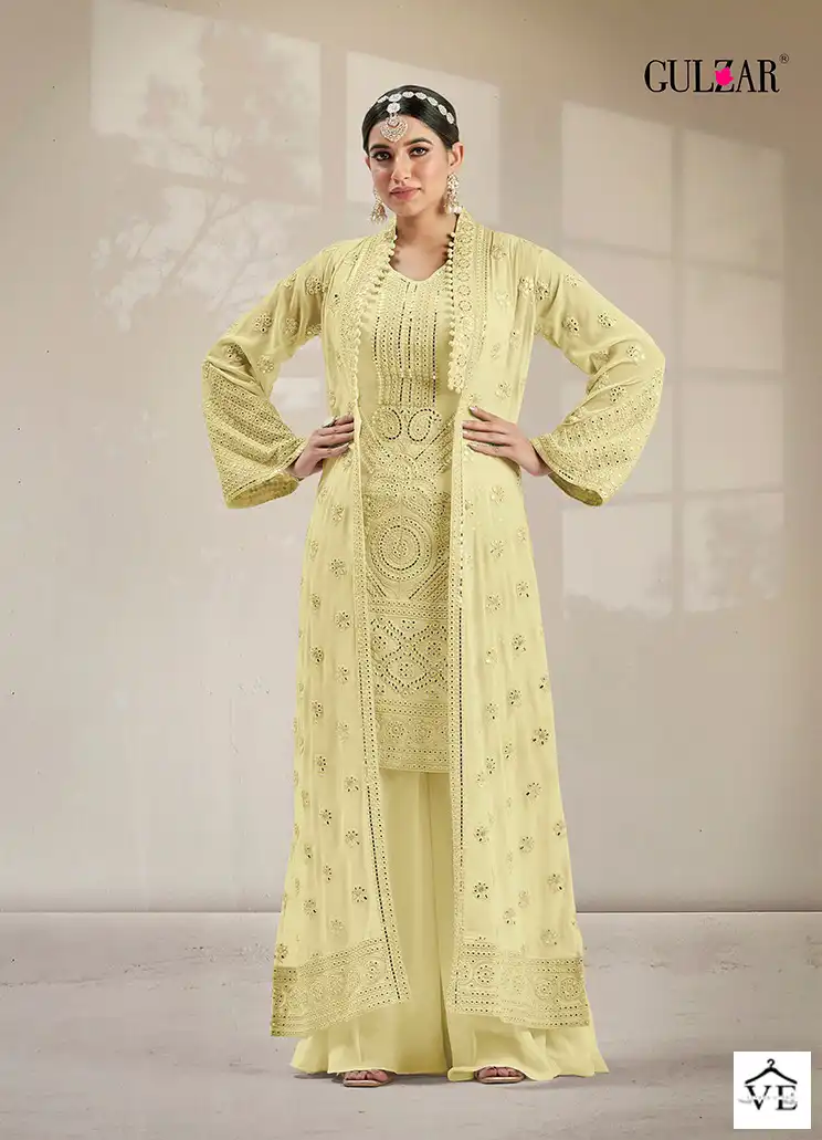 Gulzar 2001 Colours Georgette Wholesale Readymade Suit Catalog — Wholesale Salwar Suits, MPA wholesale from Surat - Gallery Image 4