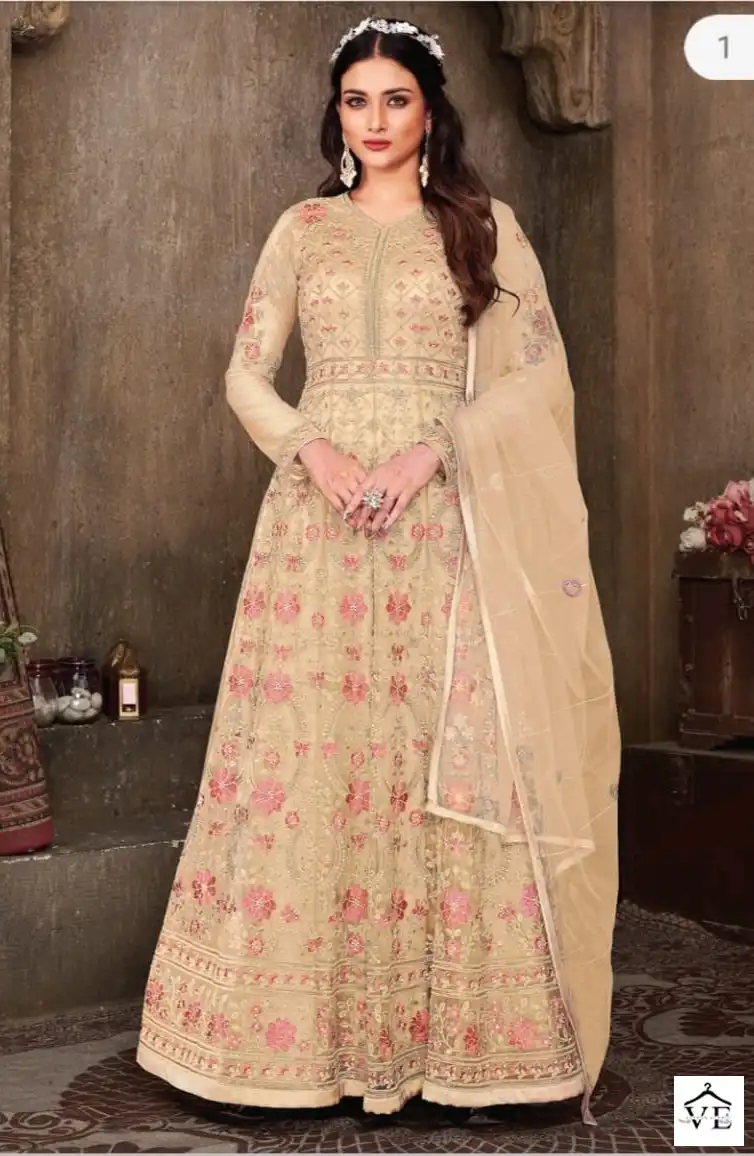 Swagat 629A To 629D Net Wholesale Anarkali Suits Catalog — Wholesale Salwar Suits, MPA wholesale from Surat — view 5