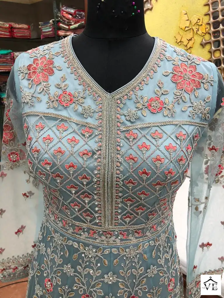 Swagat 629A To 629D Net Wholesale Anarkali Suits Catalog — Wholesale Salwar Suits, MPA wholesale from Surat — view 3