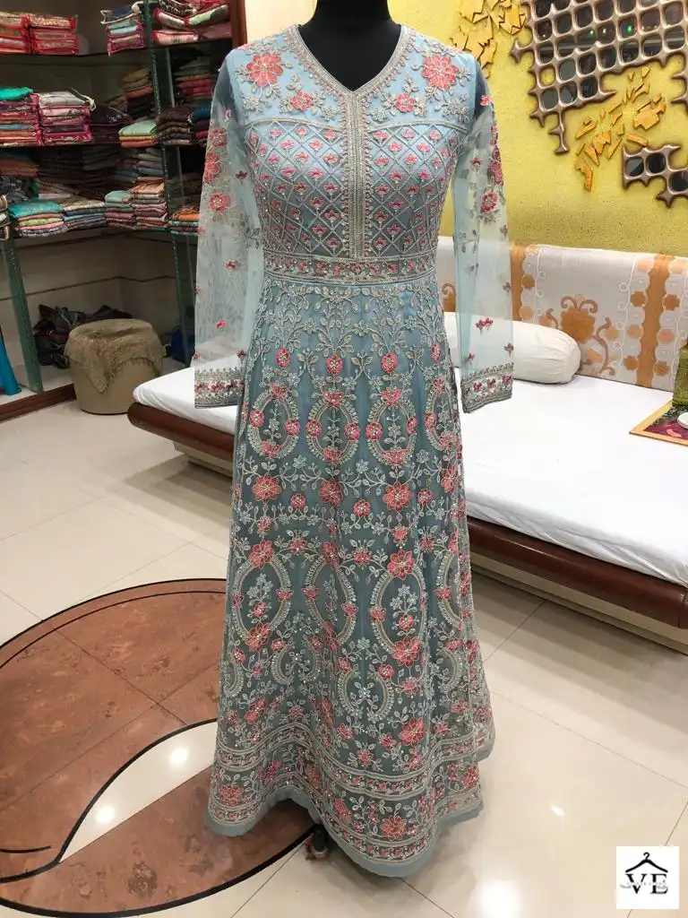 Swagat 629A To 629D Net Wholesale Anarkali Suits Catalog — Wholesale Salwar Suits, MPA wholesale from Surat — view 2