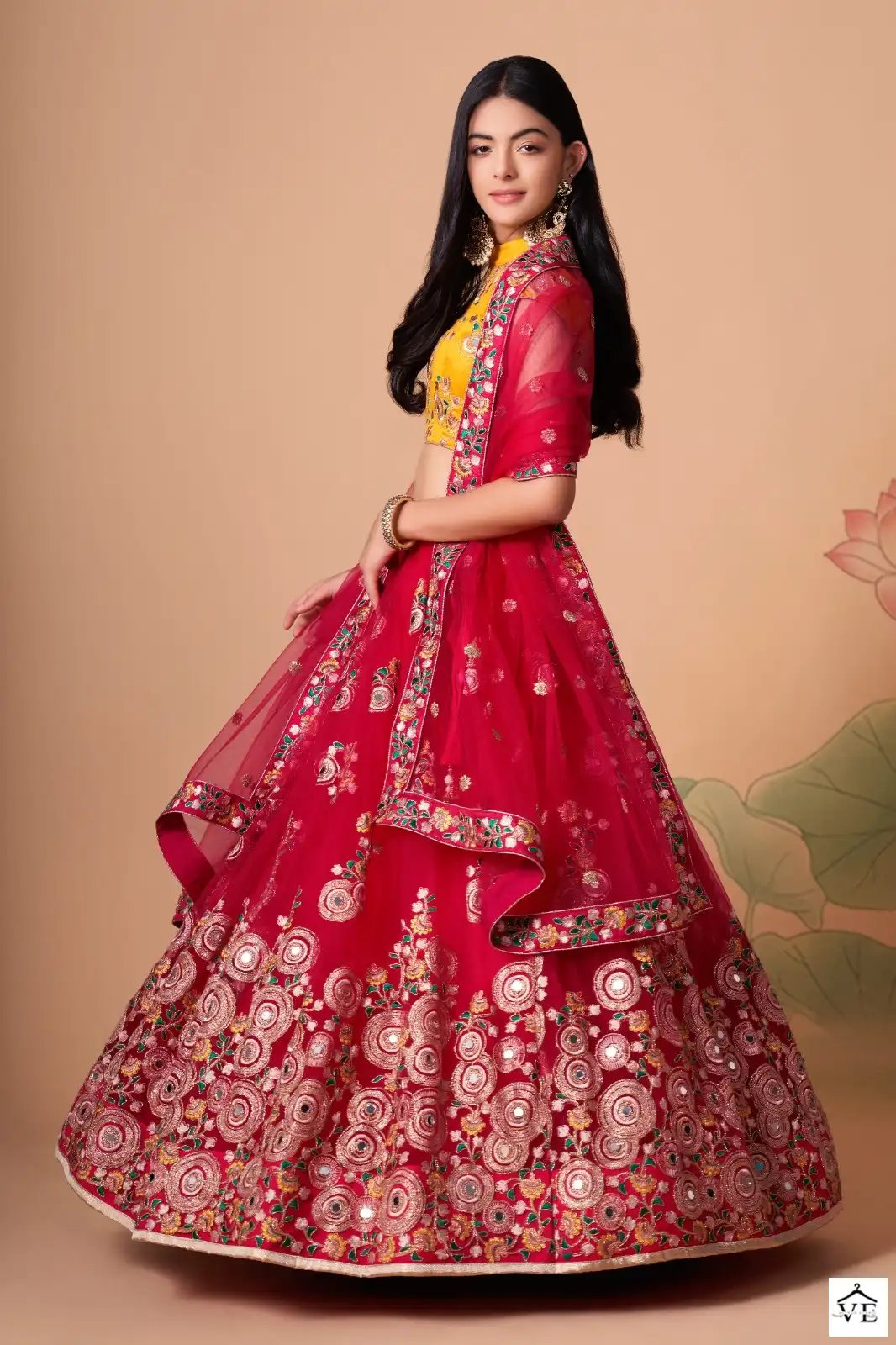 Zeel 7323 Net Wholesale Designer Lehenga — Wholesale Lehenga, MPA wholesale from Surat - Gallery Image 4