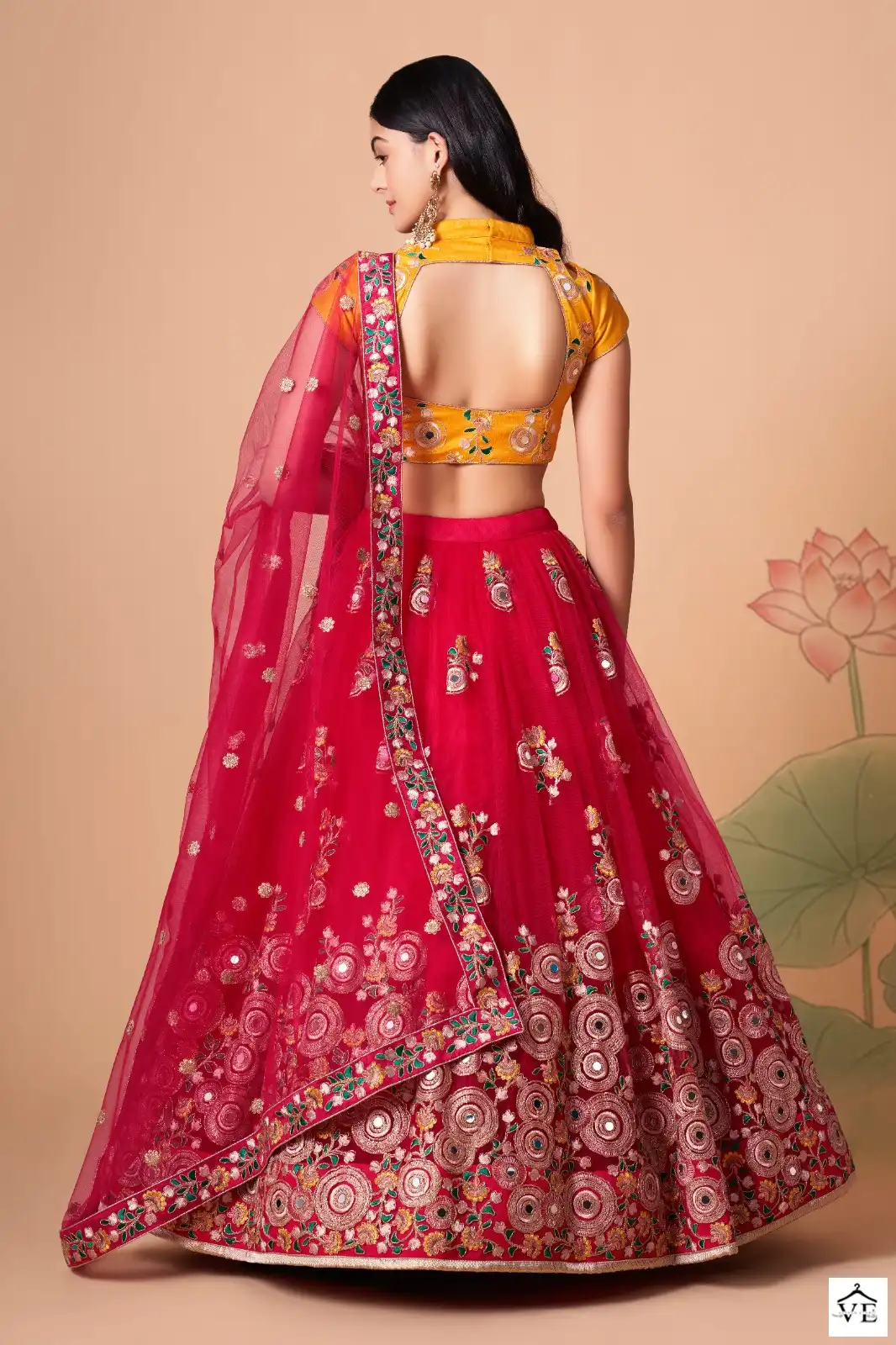 Zeel 7323 Net Wholesale Designer Lehenga — Wholesale Lehenga, MPA wholesale from Surat - Gallery Image 2