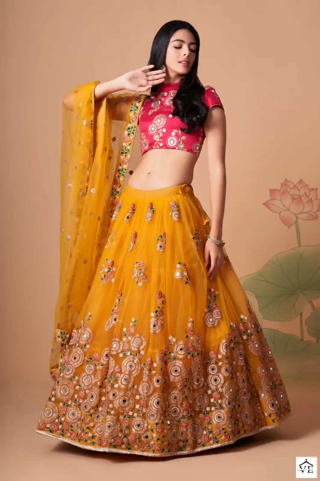 Zeel 7324 Net Wholesale Bridal Lehenga — Wholesale Lehenga, MPA wholesale from Surat - Gallery Image 4