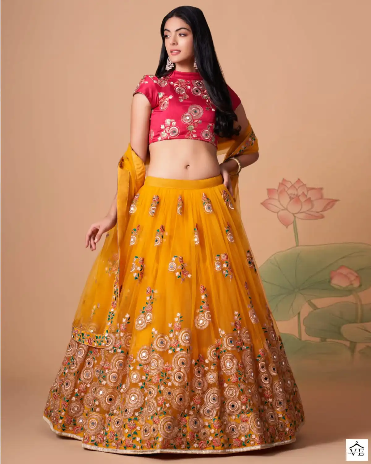 Zeel 7324 Net Wholesale Bridal Lehenga — Wholesale Lehenga, MPA wholesale from Surat — view 1