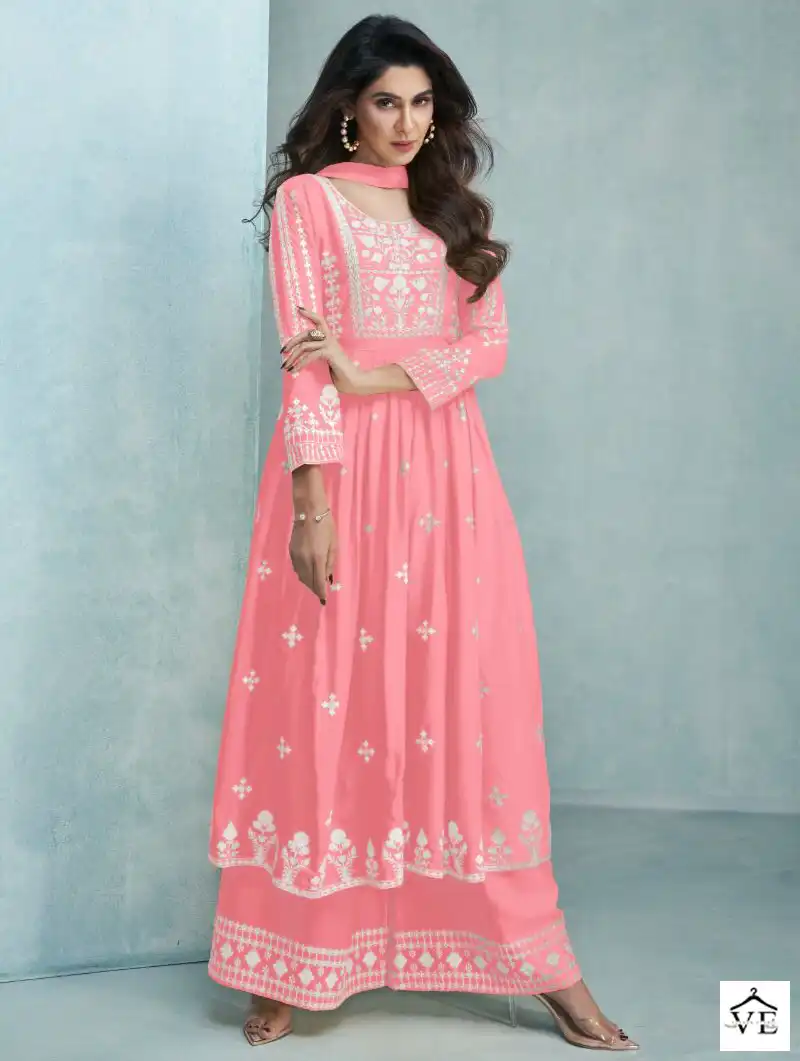 Vamika Aadhira Vol-3 Gold Pure Rayon Viscose Wholesale Readymade Suits Catalog — Wholesale Salwar Suits, MPA wholesale from Surat — view 1