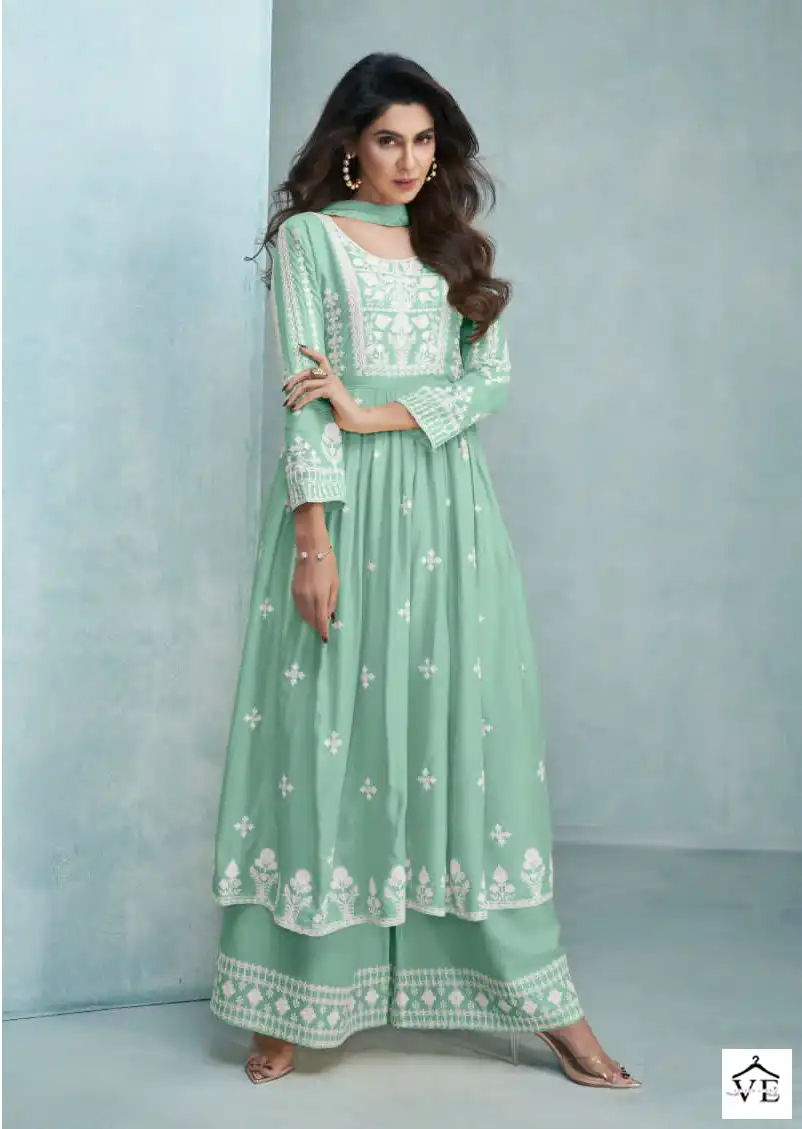 Vamika Aadhira Vol-3 Gold Pure Rayon Viscose Wholesale Readymade Suits Catalog — Wholesale Salwar Suits, MPA wholesale from Surat - Gallery Image 4