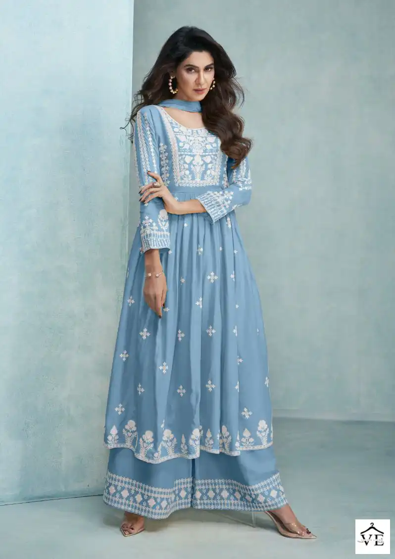 Vamika Aadhira Vol-3 Gold Pure Rayon Viscose Wholesale Readymade Suits Catalog — Wholesale Salwar Suits, MPA wholesale from Surat - Gallery Image 2