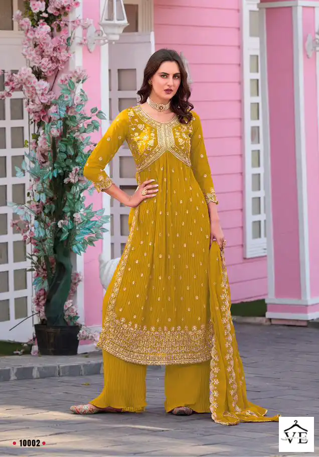 Your Choice Aaliya Cut Blooming Georgette Wholesale Designer Suits Catalog — Wholesale Salwar Suits, MPA wholesale from Surat - Gallery Image 5