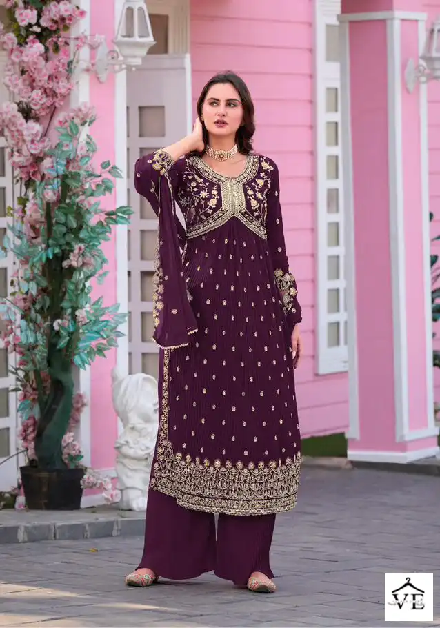 Your Choice Aaliya Cut Blooming Georgette Wholesale Designer Suits Catalog — Wholesale Salwar Suits, MPA wholesale from Surat - Gallery Image 2