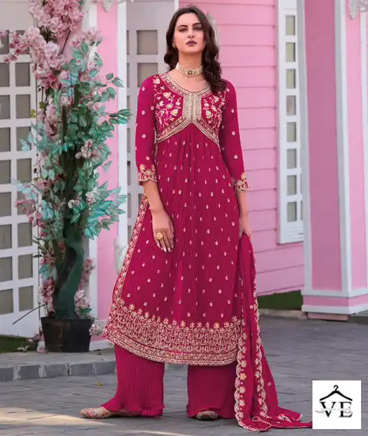 Your Choice Aaliya Cut Blooming Georgette Wholesale Designer Suits Catalog — Wholesale Salwar Suits, MPA wholesale from Surat — view 1