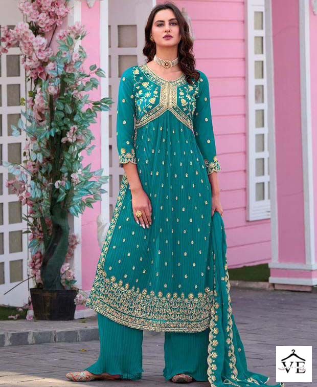 Your Choice Aaliya Cut Georgette Wholesale Designer Salwar Suit Catalog — Wholesale Salwar Suits, MPA wholesale from Surat — view 1