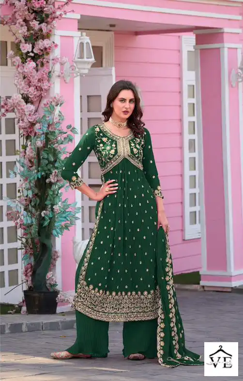 Your Choice Aaliya Cut Blooming Georgette Wholesale Designer Suits Catalog — Wholesale Salwar Suits, MPA wholesale from Surat - Gallery Image 4