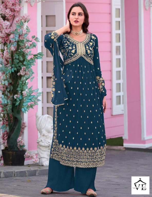 Your Choice Aaliya Cut Georgette Wholesale Designer Salwar Suit Catalog — Wholesale Salwar Suits, MPA wholesale from Surat - Gallery Image 6