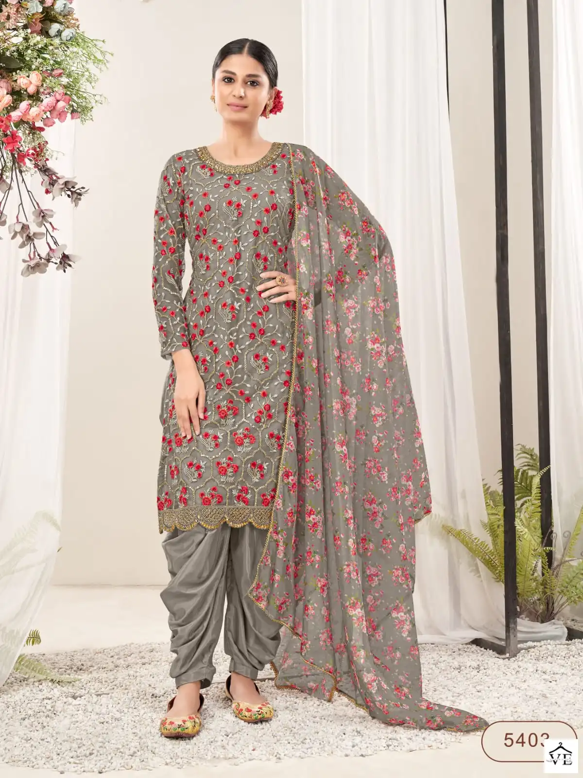 Twisha Aanaya 5400 Series (Vol-154) Net Wholesale Patiala Suits Catalog — Wholesale Salwar Suits, MPA wholesale from Surat - Gallery Image 4