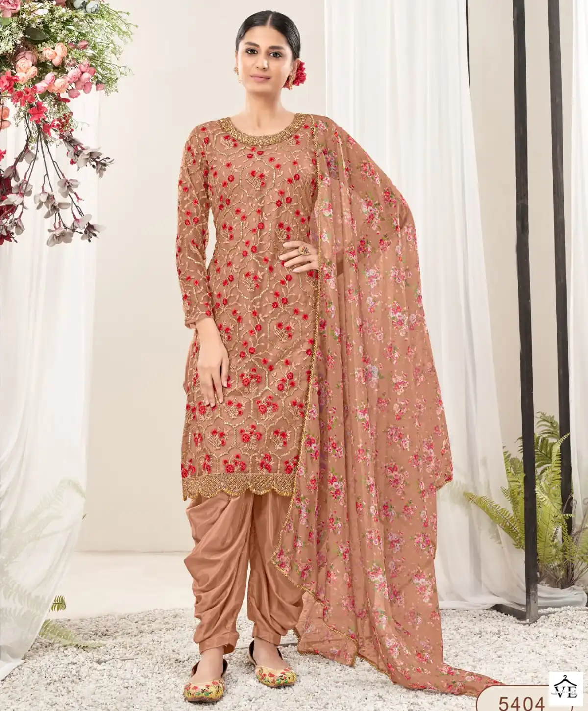 Twisha Aanaya 5400 Series (Vol-154) Net Wholesale Patiala Suits Catalog — Wholesale Salwar Suits, MPA wholesale from Surat — view 1