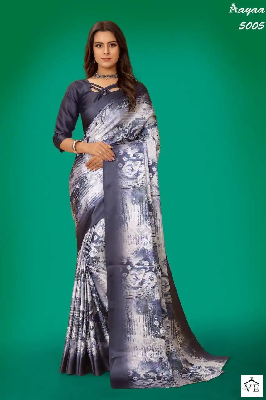 Aayaa Aaradhna Vol-5 Pure Japan Satin Wholesale Saree Catalog — Wholesale Sarees, MPA wholesale from Surat — view 10