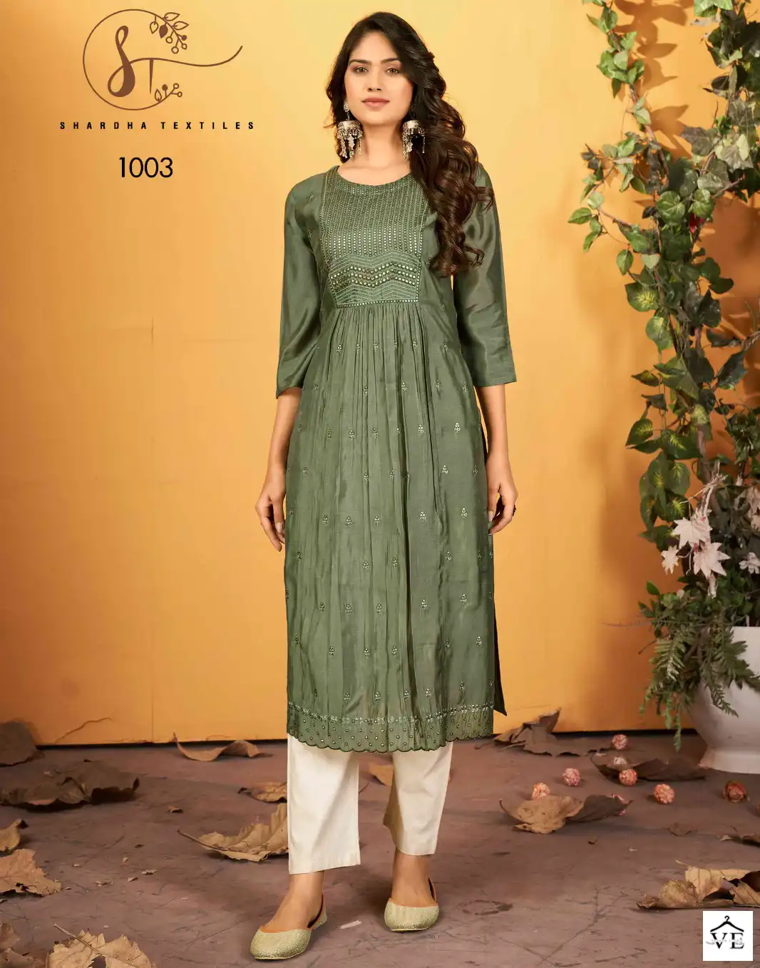 Sharda Textiles Aarna Super Premium Silk Wholesale Kurti Catalog — Wholesale Kurtis, MPA wholesale from Surat — view 1