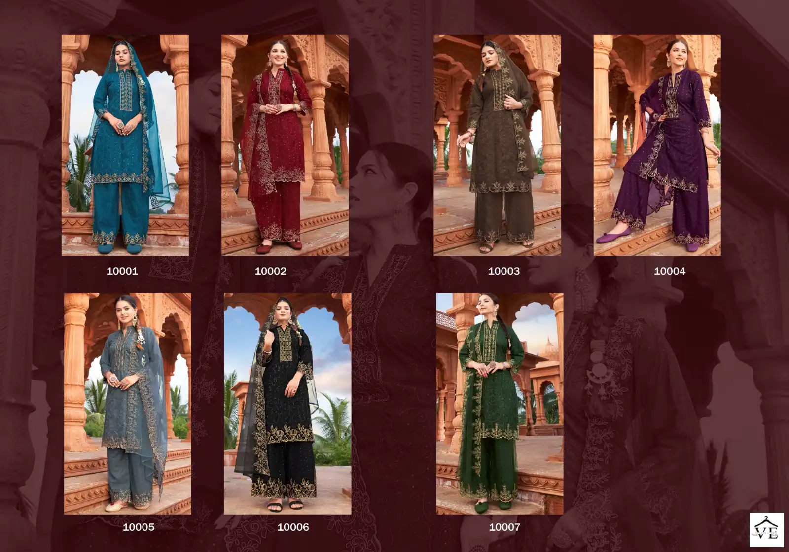 Seven Threads Aashiyana Pure Net Wholesale Salwar Suit Catalog — Wholesale Salwar Suits, MPA wholesale from Surat — view 8