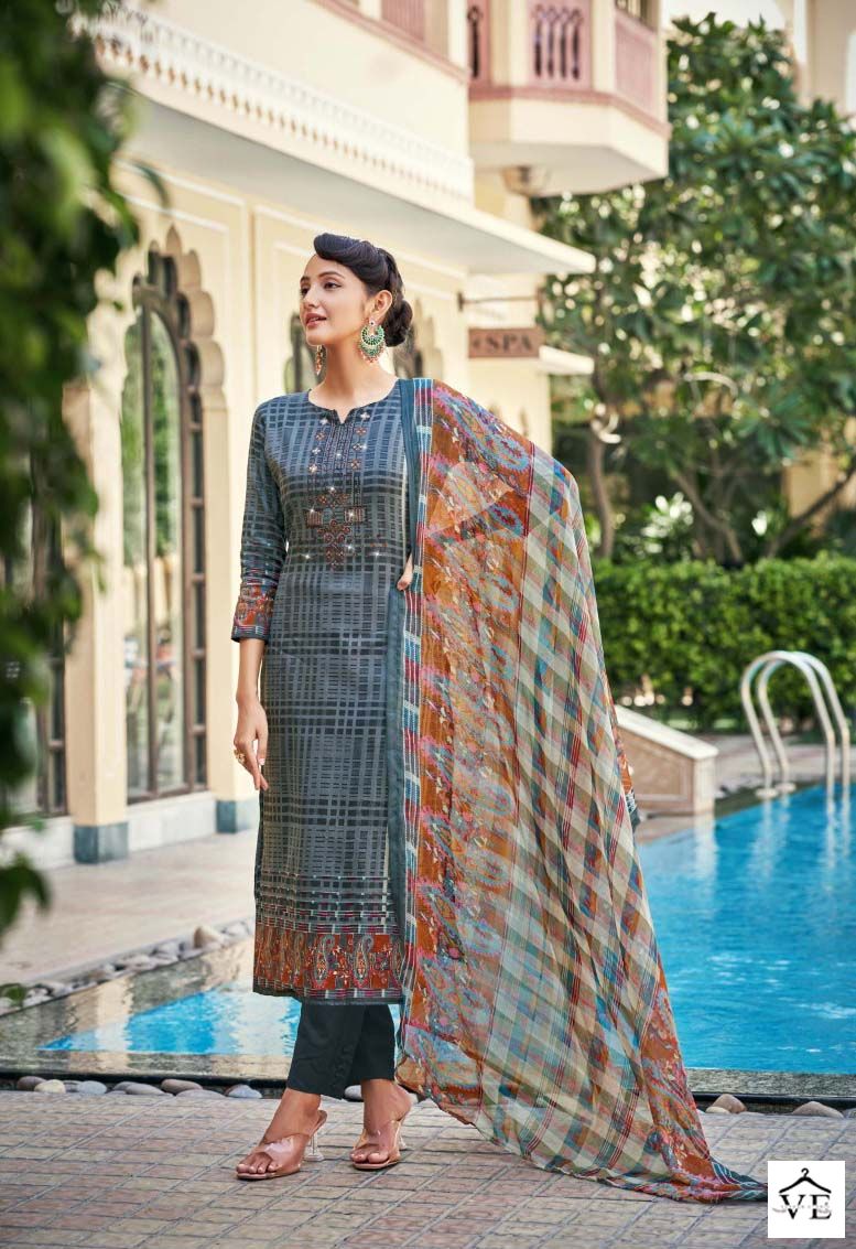 Zulfat Designer Adaa Jam Cotton Wholesale Pakistani Salwar Suit Catalog — Wholesale Salwar Suits, MPA wholesale from Surat - Gallery Image 4