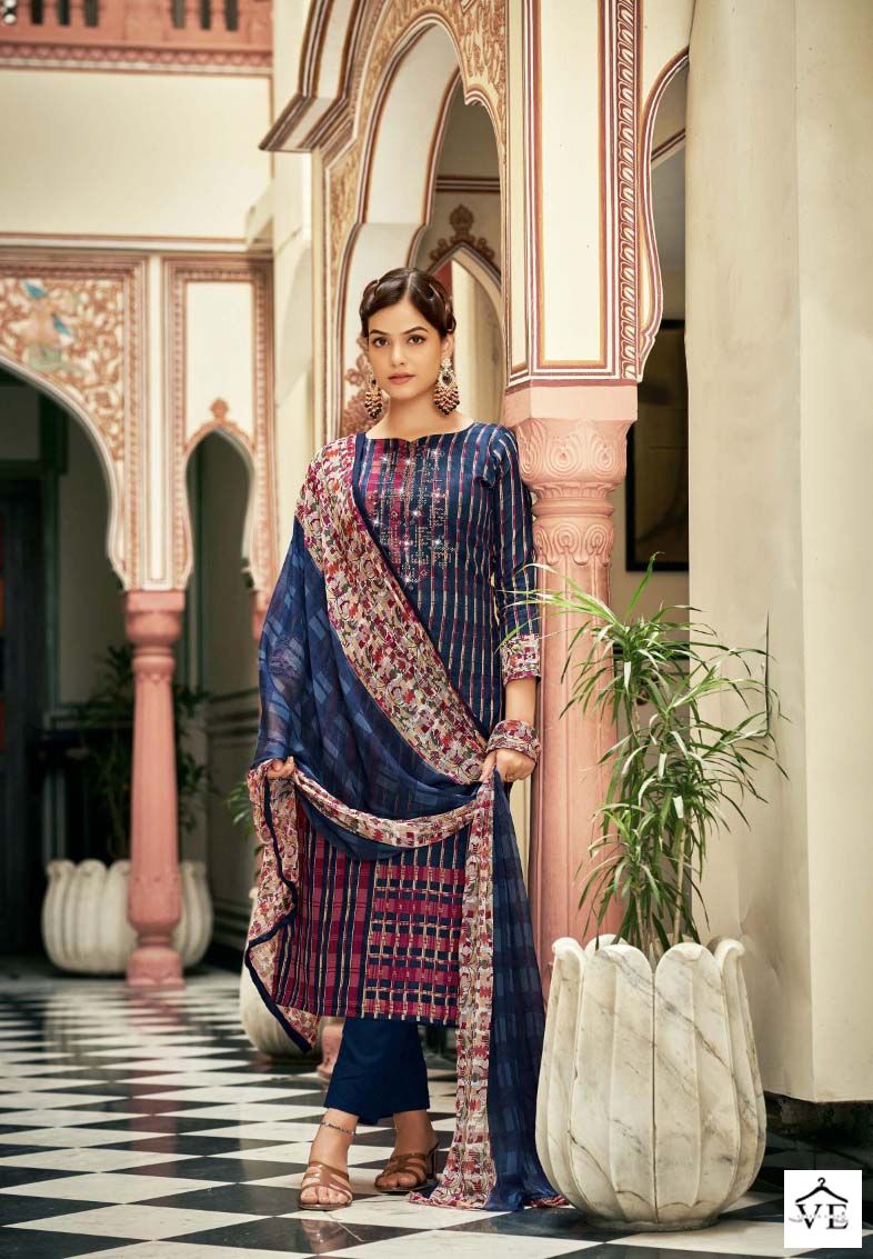 Zulfat Designer Adaa Jam Cotton Wholesale Pakistani Salwar Suit Catalog — Wholesale Salwar Suits, MPA wholesale from Surat - Gallery Image 8
