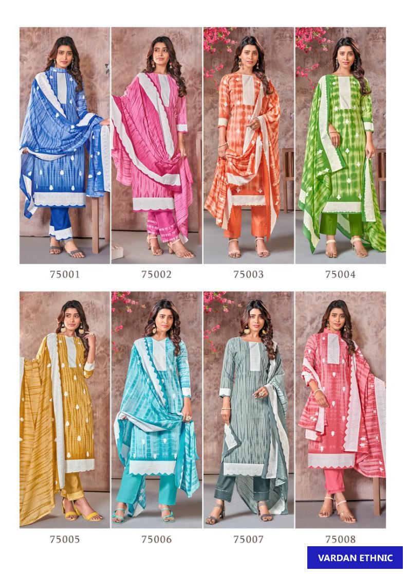 Skt Suits Adhira Vol 2 Cotton Wholesale Salwar Suit Catalog — Wholesale Salwar Suits, MPA wholesale from Surat — view 9