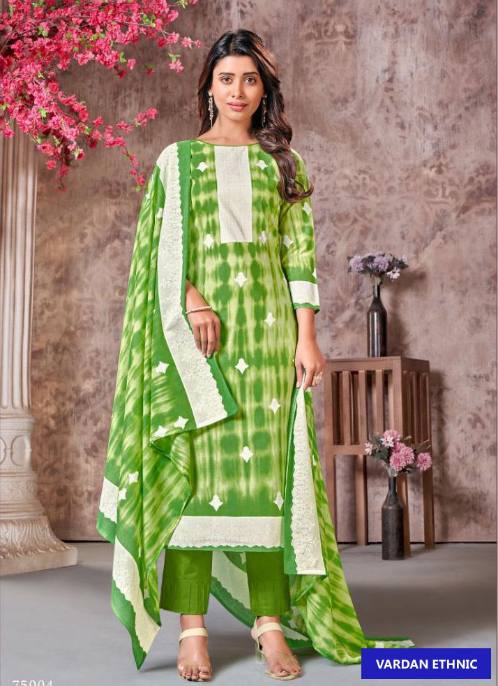 Skt Suits Adhira Vol 2 Cotton Wholesale Salwar Suit Catalog — Wholesale Salwar Suits, MPA wholesale from Surat - Gallery Image 2