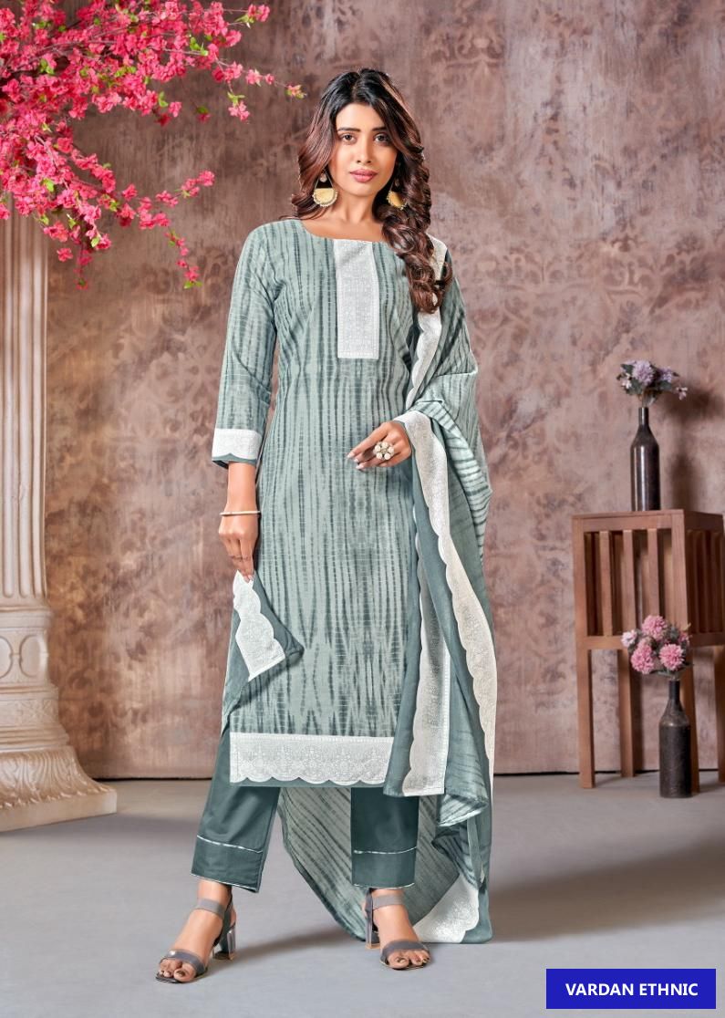 Skt Suits Adhira Vol 2 Cotton Wholesale Salwar Suit Catalog — Wholesale Salwar Suits, MPA wholesale from Surat - Gallery Image 3