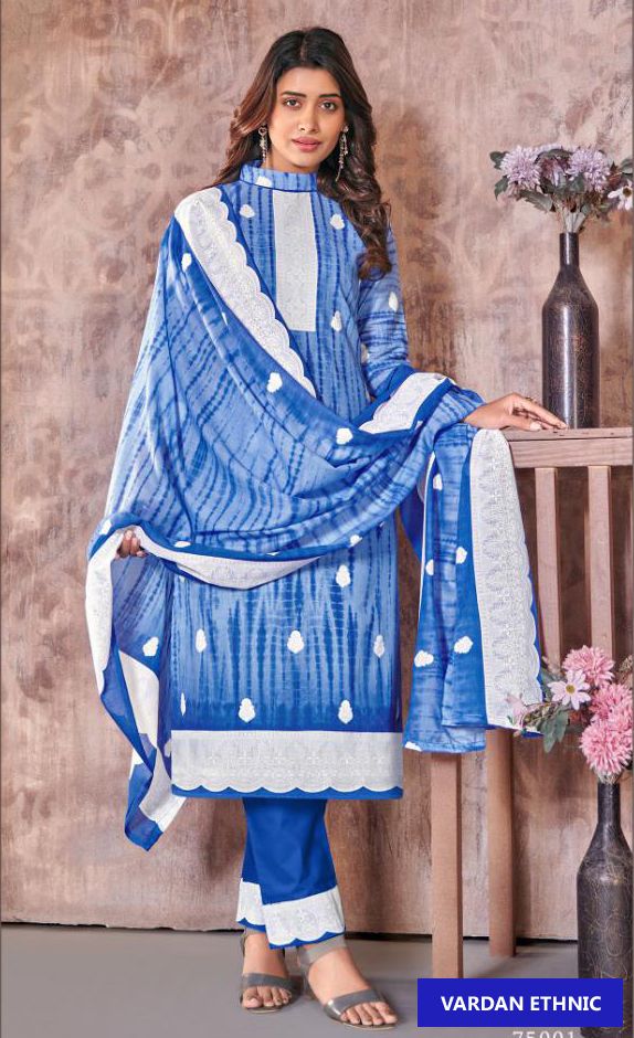 Skt Suits Adhira Vol 2 Cotton Wholesale Salwar Suit Catalog — Wholesale Salwar Suits, MPA wholesale from Surat - Gallery Image 5