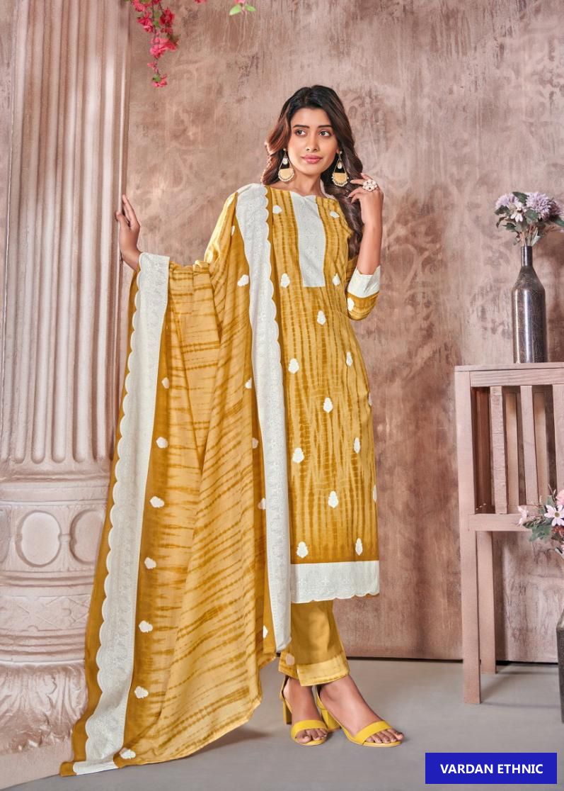 Skt Suits Adhira Vol 2 Cotton Wholesale Salwar Suit Catalog — Wholesale Salwar Suits, MPA wholesale from Surat - Gallery Image 6