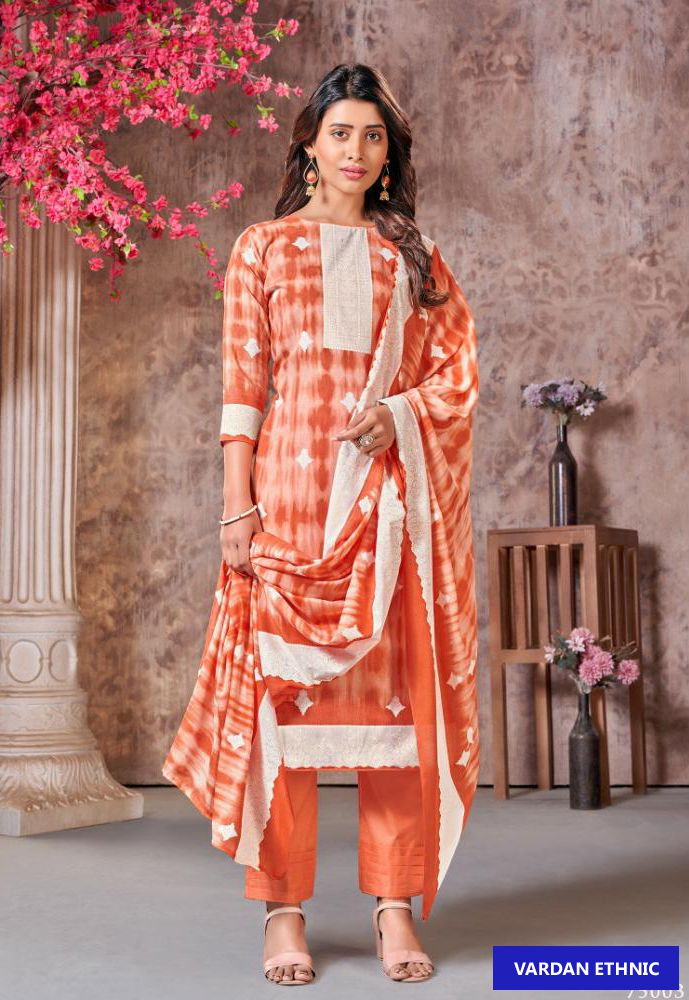 Skt Suits Adhira Vol 2 Cotton Wholesale Salwar Suit Catalog — Wholesale Salwar Suits, MPA wholesale from Surat - Gallery Image 7