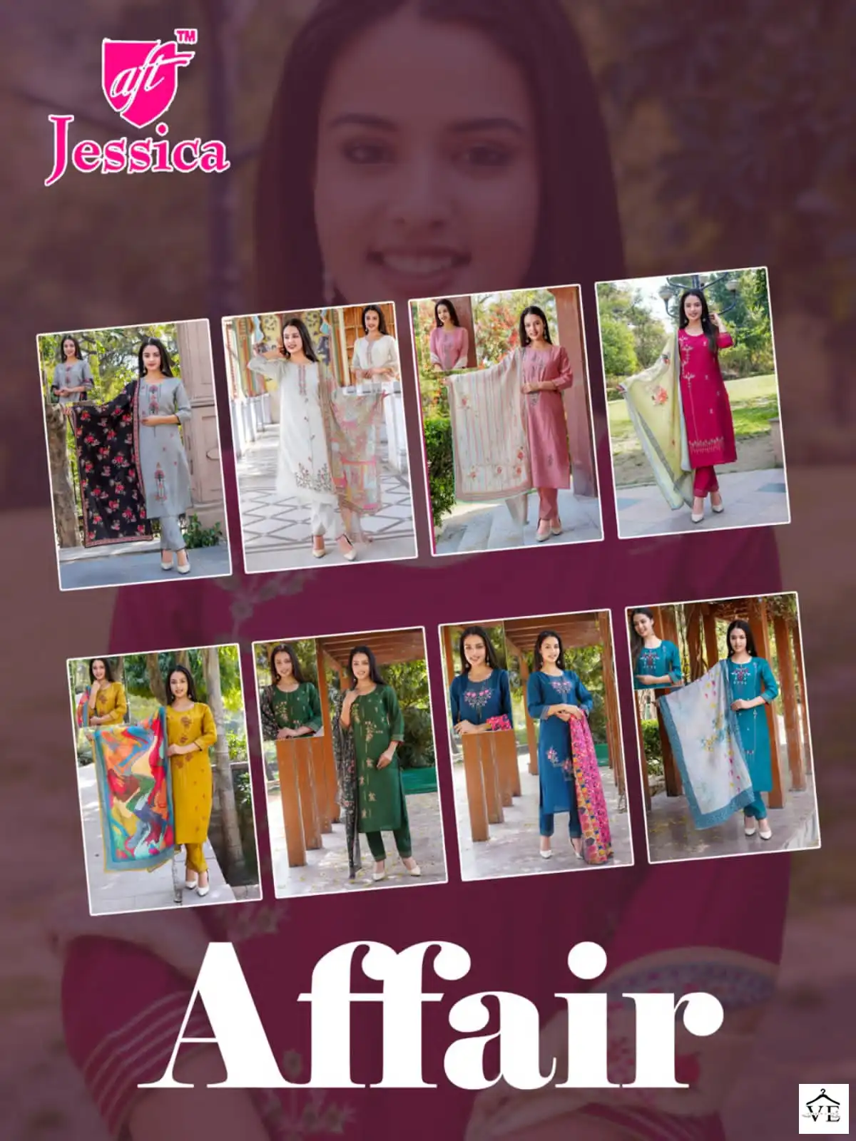 Vardan Ethnic Affair Vol 1 Chanderi Wholesale Readymade Suits Catalog — Wholesale Salwar Suits, MPA wholesale from Surat — view 9