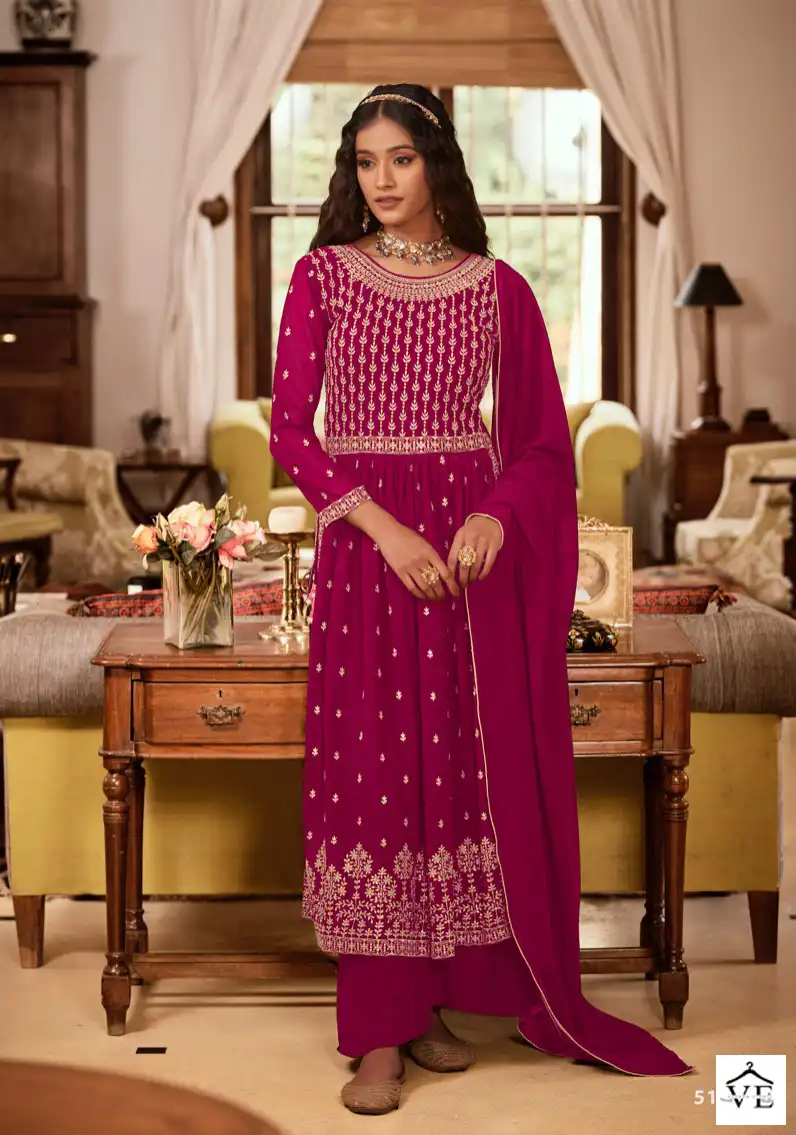 Ajraa Hiva 5 Real Georgette Wholesale Designer Readymade Suit Catalog — Wholesale Salwar Suits, MPA wholesale from Surat - Gallery Image 2
