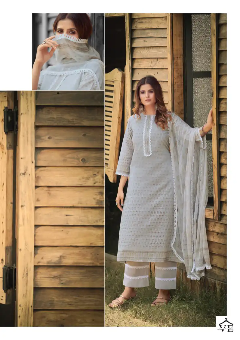 Ajraa Sarthi Pure Lawn Wholesale Pakistani Suits Catalog — Wholesale Salwar Suits, MPA wholesale from Surat - Gallery Image 4