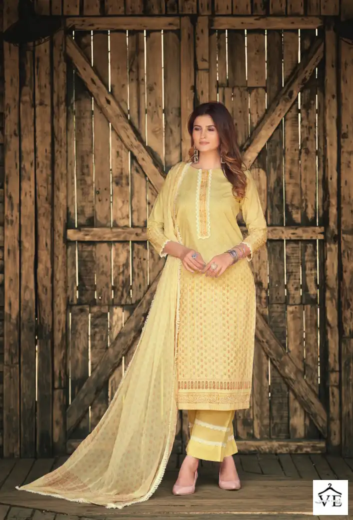 Ajraa Sarthi Pure Lawn Wholesale Pakistani Suits Catalog — Wholesale Salwar Suits, MPA wholesale from Surat - Gallery Image 5