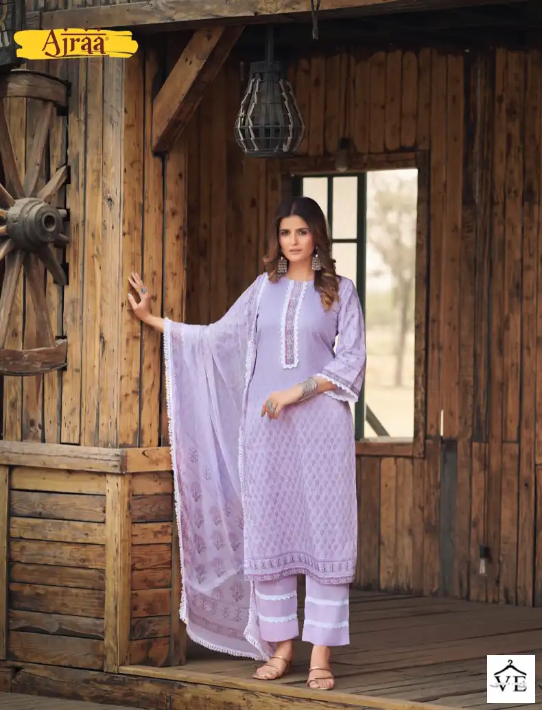 Ajraa Sarthi Pure Lawn Wholesale Pakistani Suits Catalog — Wholesale Salwar Suits, MPA wholesale from Surat - Gallery Image 6