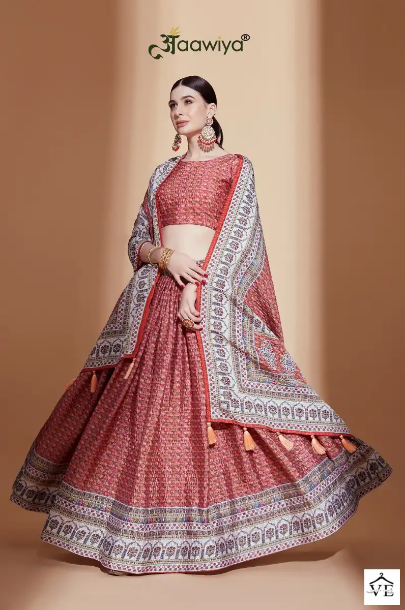 Aawiya Aleena Vol 1 Chinon Wholesale Lehenga Catalog — Wholesale Lehenga, MPA wholesale from Surat - Gallery Image 2