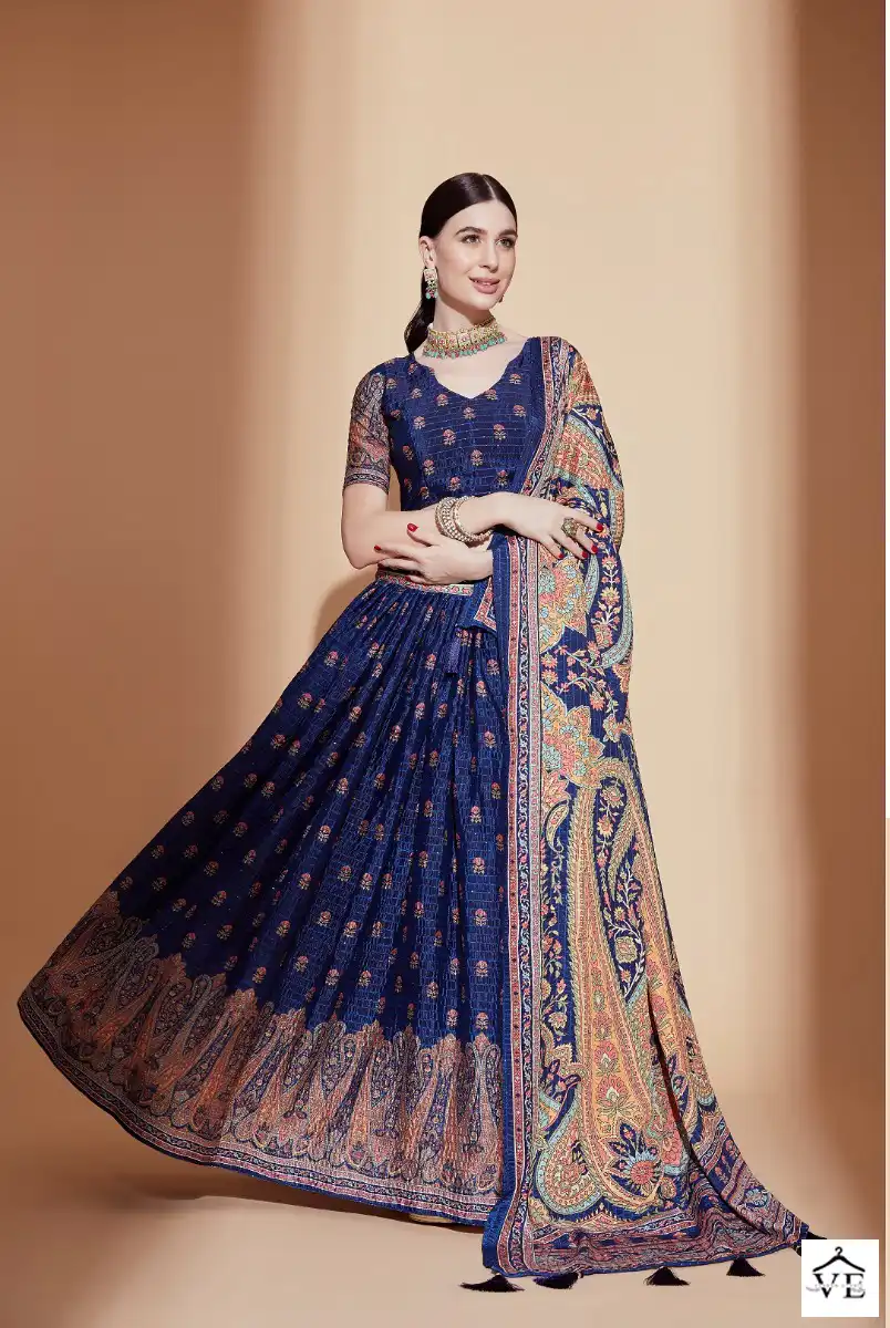 Aawiya Aleena Vol 1 Chinon Wholesale Lehenga Catalog — Wholesale Lehenga, MPA wholesale from Surat - Gallery Image 3