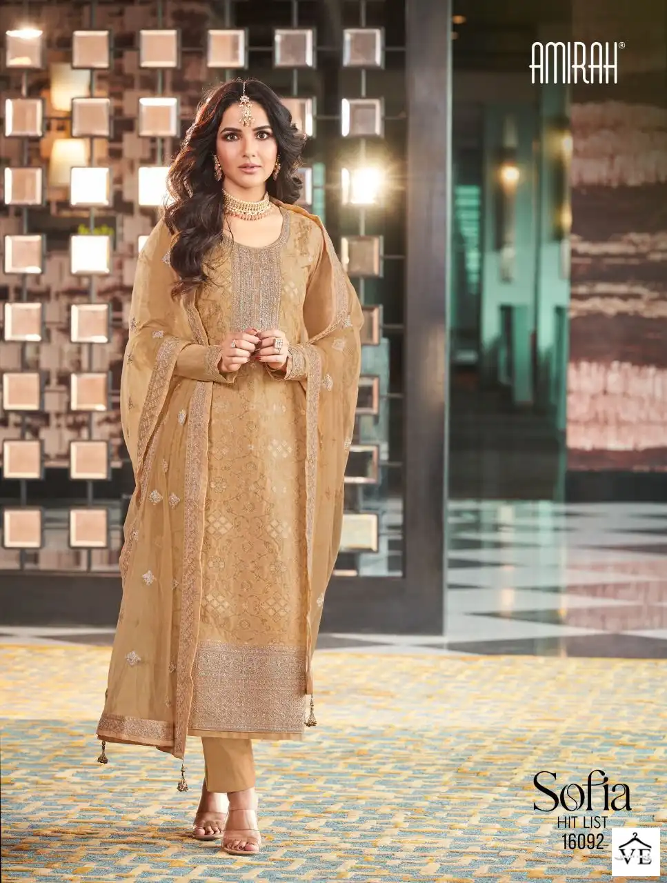 Amirah Sofia Pure Viscose Dola Jacquard Wholesale Designer Suits Catalog — Wholesale Salwar Suits, MPA wholesale from Surat - Gallery Image 4