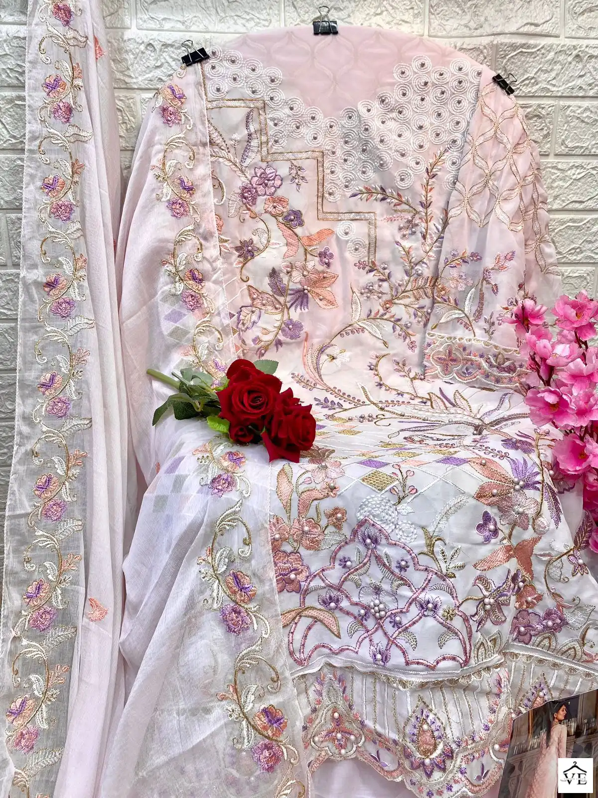 Al Amra Anaya ZF 66 Georgette Wholesale Pakistani Salwar Suit — Wholesale Salwar Suits, MPA wholesale from Surat - Gallery Image 10