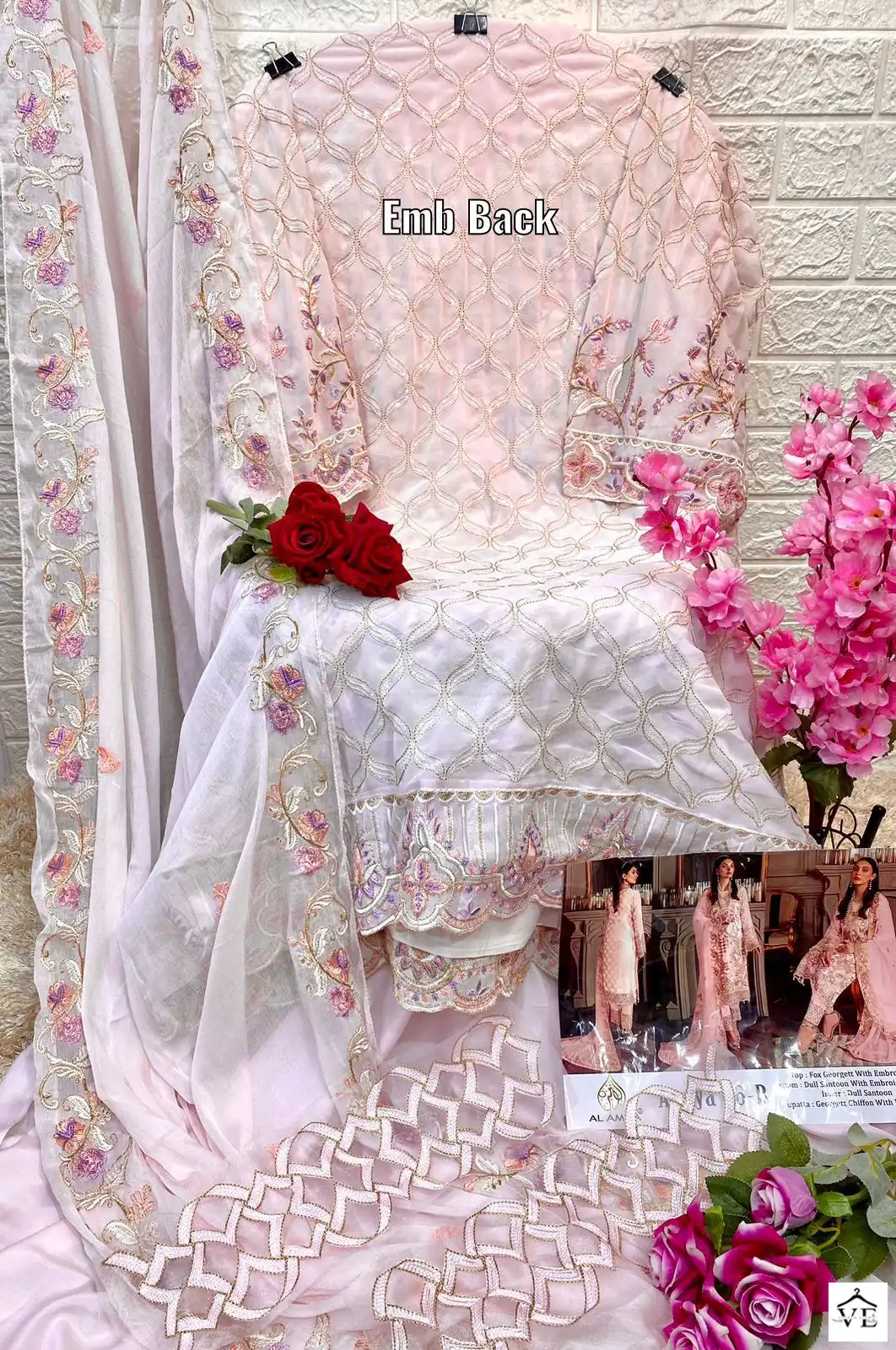 Al Amra Anaya ZF 66 Georgette Wholesale Pakistani Salwar Suit — Wholesale Salwar Suits, MPA wholesale from Surat - Gallery Image 11