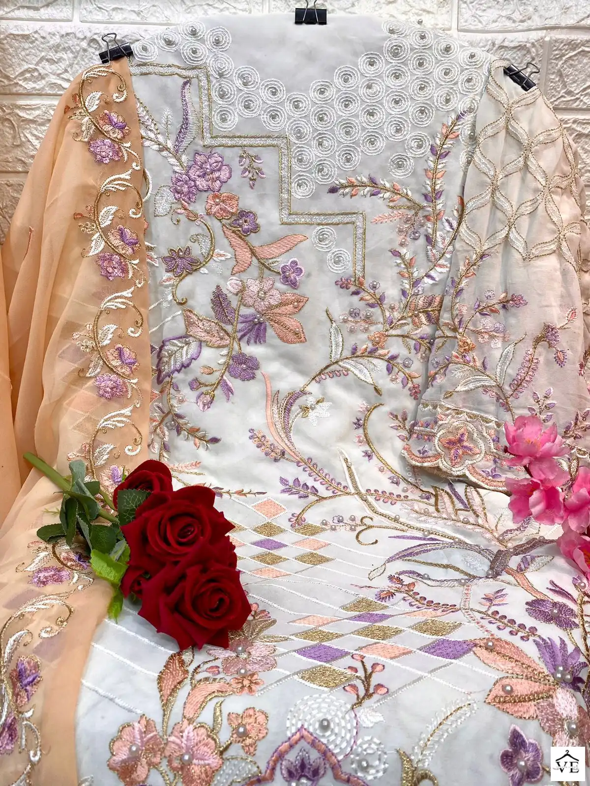 Al Amra Anaya ZF 66 Georgette Wholesale Pakistani Salwar Suit — Wholesale Salwar Suits, MPA wholesale from Surat - Gallery Image 3