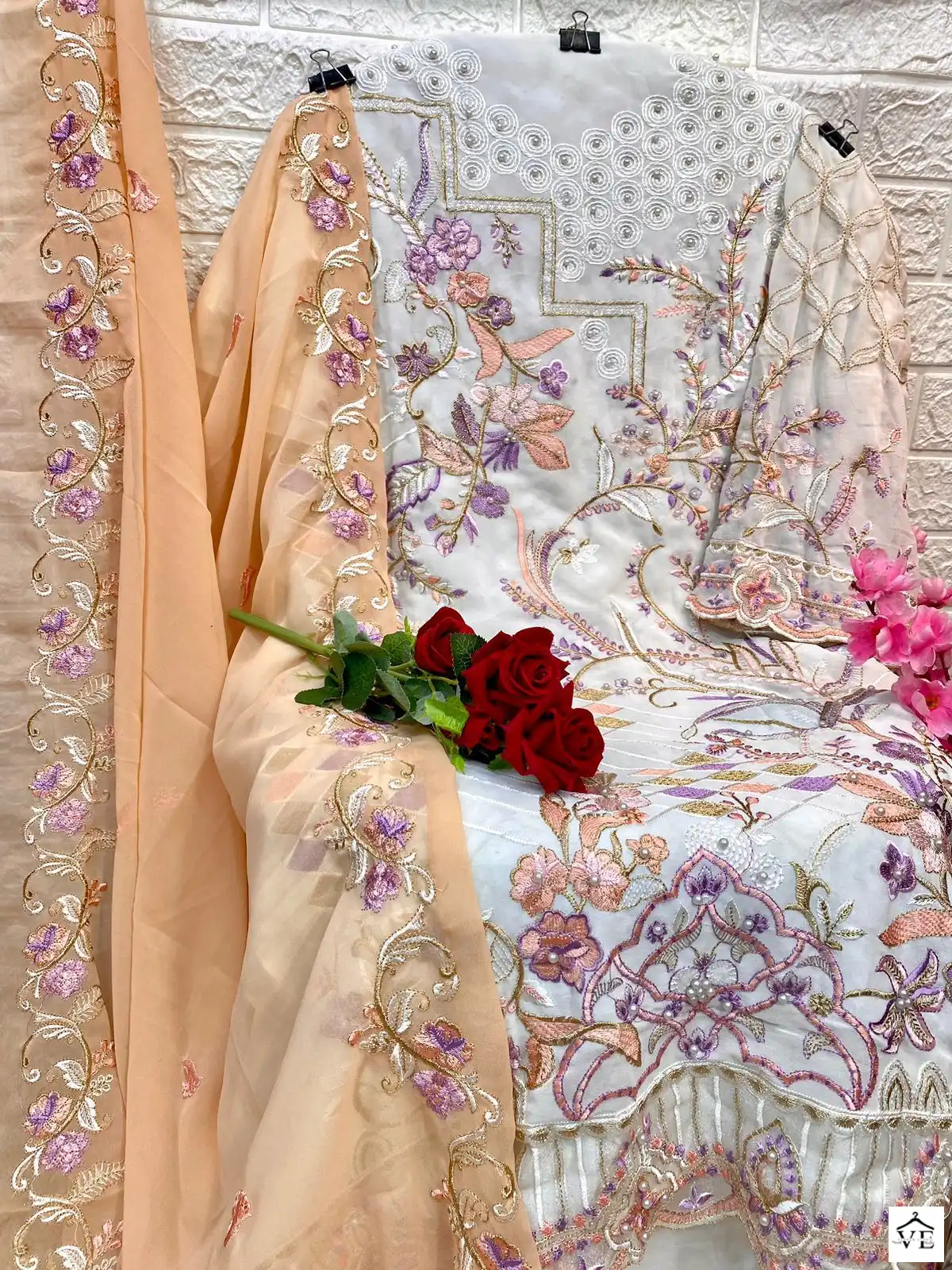 Al Amra Anaya ZF 66 Georgette Wholesale Pakistani Salwar Suit — Wholesale Salwar Suits, MPA wholesale from Surat - Gallery Image 5