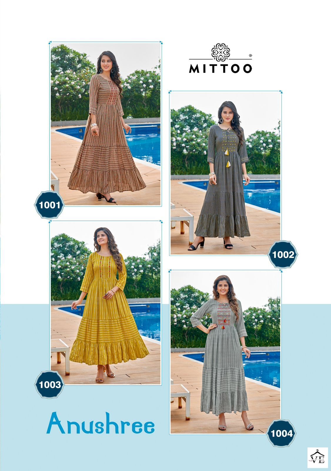 Mittoo Anushree Rayon Wholesale Gowns Catalog — Wholesale Kurtis, MPA wholesale from Surat — view 5