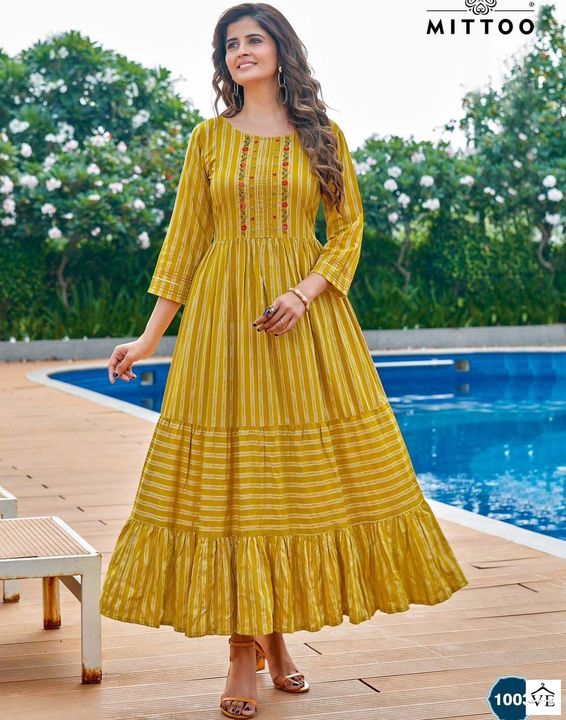 Mittoo Anushree Rayon Wholesale Gowns Catalog — Wholesale Kurtis, MPA wholesale from Surat — view 1