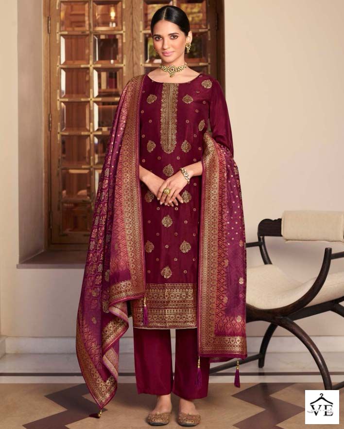 Zisa Arshi Vol 2 Dola Jacquard Wholesale Designer Salwar Suit Catalog — Wholesale Salwar Suits, MPA wholesale from Surat — view 1