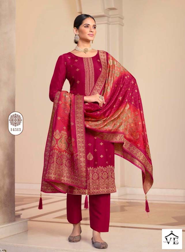 Zisa Arshi Vol 2 Dola Jacquard Wholesale Designer Salwar Suit Catalog — Wholesale Salwar Suits, MPA wholesale from Surat - Gallery Image 3