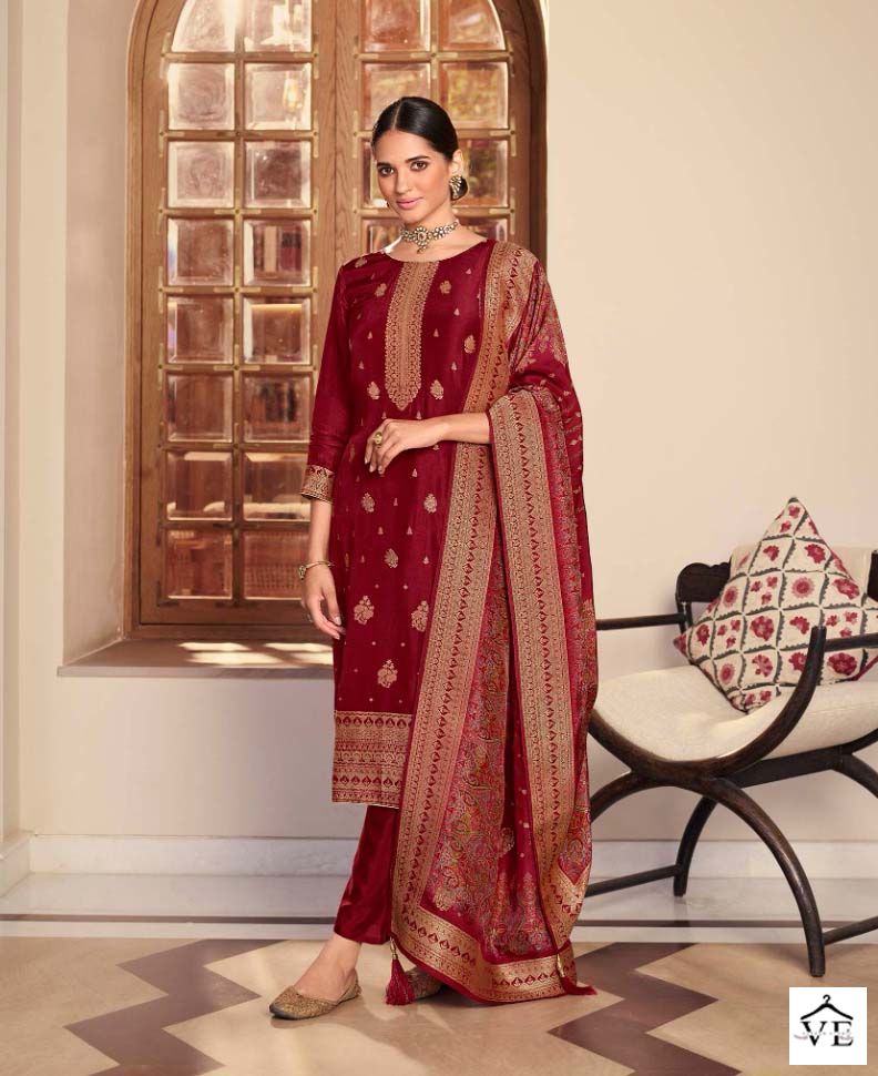 Zisa Arshi Vol 2 Dola Jacquard Wholesale Designer Salwar Suit Catalog — Wholesale Salwar Suits, MPA wholesale from Surat - Gallery Image 5