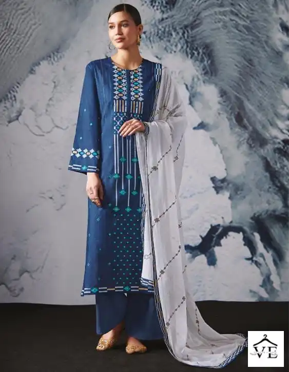 Itrana Arz Pure Cotton Lawn Wholesale Pakistani Salwar Suit Catalog — Wholesale Salwar Suits, MPA wholesale from Surat — view 1