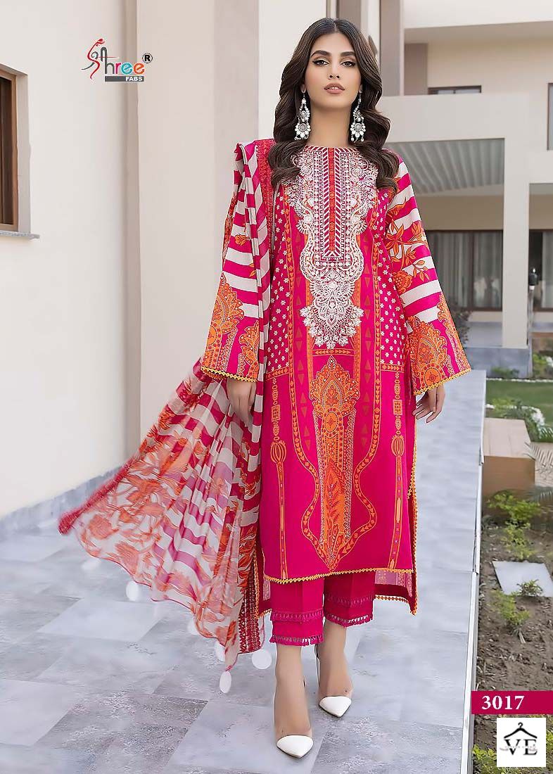 Shree Fab Ayesha Zara Premium Collection Vol 7 Cotton Wholesale Pakistani Salwar Suit Catalog — Wholesale Salwar Suits, MPA wholesale from Surat - Gallery Image 3