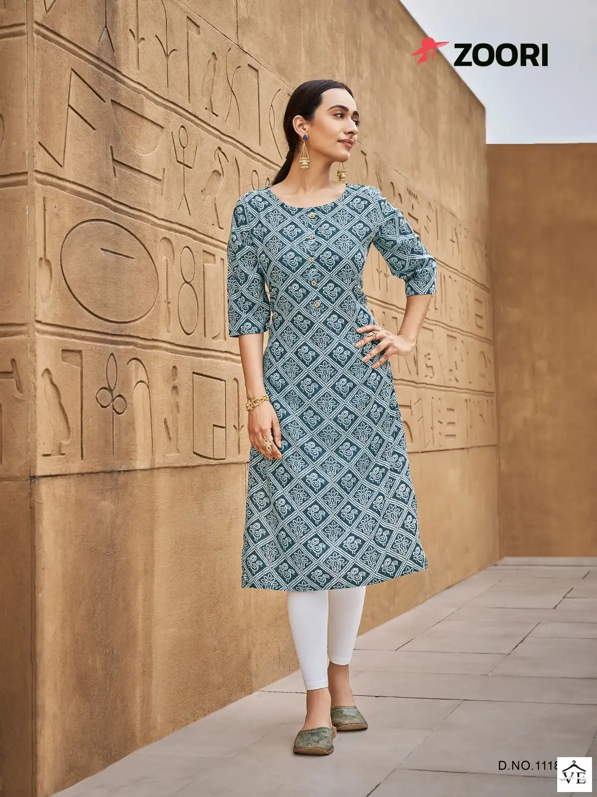 Zoori Akshara Vol 20 Rayon Wholesale Kurti Catalog — Wholesale Kurtis, MPA wholesale from Surat - Gallery Image 2